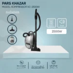 جارو برقی پارس خزر مدل کمپرسور VC-2500W - Image 5
